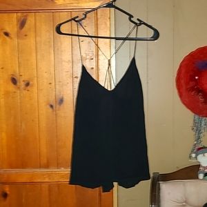 TopShop] Sz. Small slinky tank. spaghetti straps and some pleating.